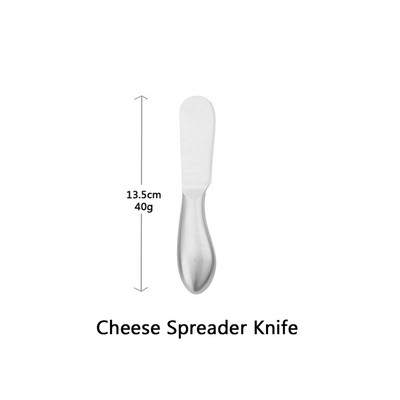 1 tk juustulõikur noa viilutaja roostevabast terasest mini nuga kahvel matt hõbedane söögiriistad või spaatliga juustunoad köögiriist