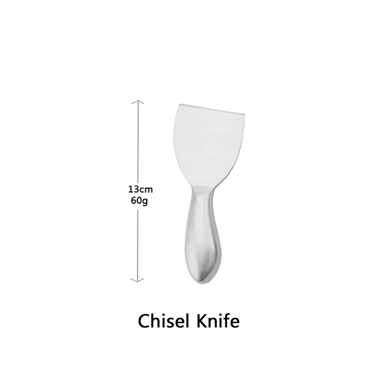 1 tk juustulõikur noa viilutaja roostevabast terasest mini nuga kahvel matt hõbedane söögiriistad või spaatliga juustunoad köögiriist