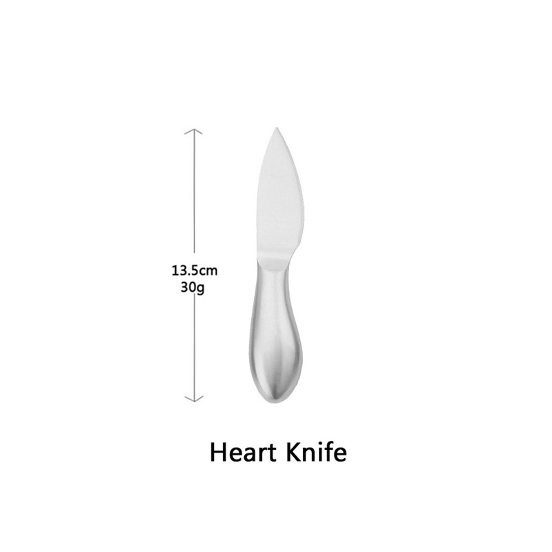 1 tk juustulõikur noa viilutaja roostevabast terasest mini nuga kahvel matt hõbedane söögiriistad või spaatliga juustunoad köögiriist