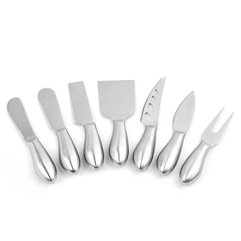 Nož za sir i maslac od nehrđajućeg čelika Alati Rezač za sendviče Rezač Razmazivač Lopatica Strugač Vilica Ravna lopata Kuhinjski pribor