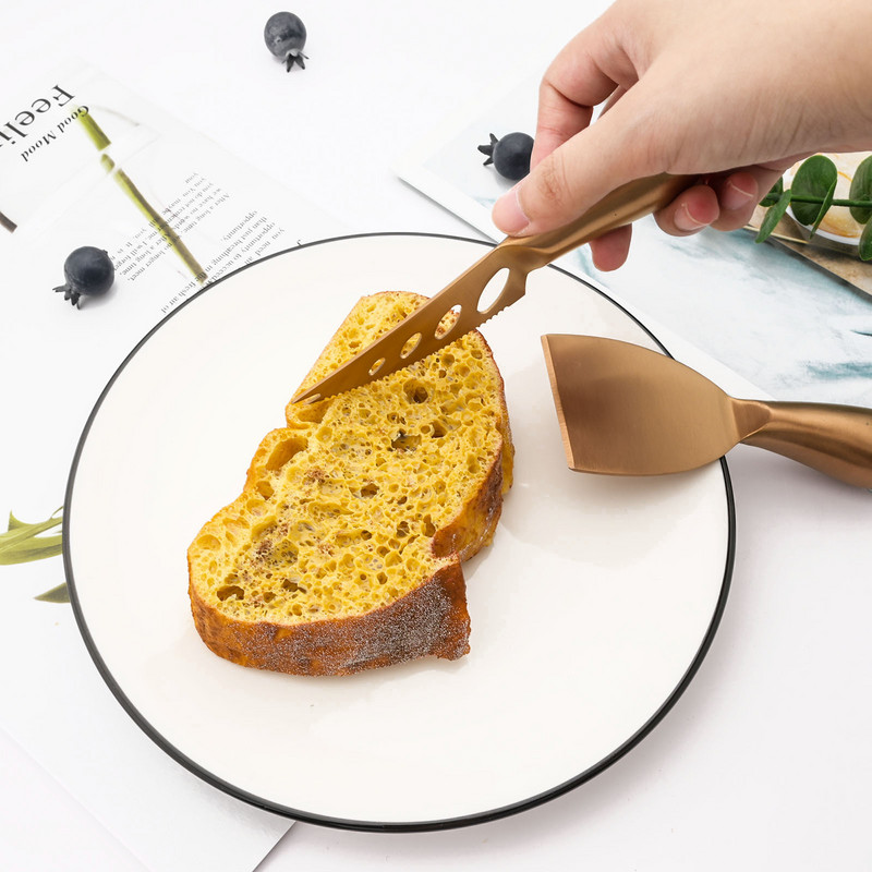 1 tk roosikuldne nuga küpsetustööriistad mitmeotstarbelised roostevabast terasest juustu või nuga Spaatliga söögiriistad köögividinad