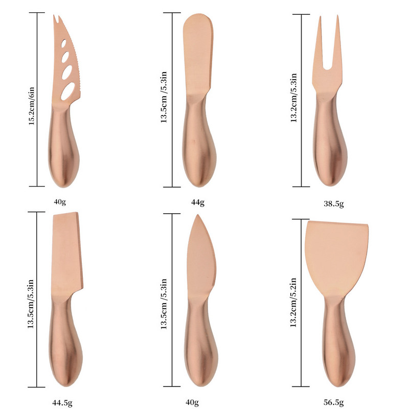 1 tk roosikuldne nuga küpsetustööriistad mitmeotstarbelised roostevabast terasest juustu või nuga Spaatliga söögiriistad köögividinad