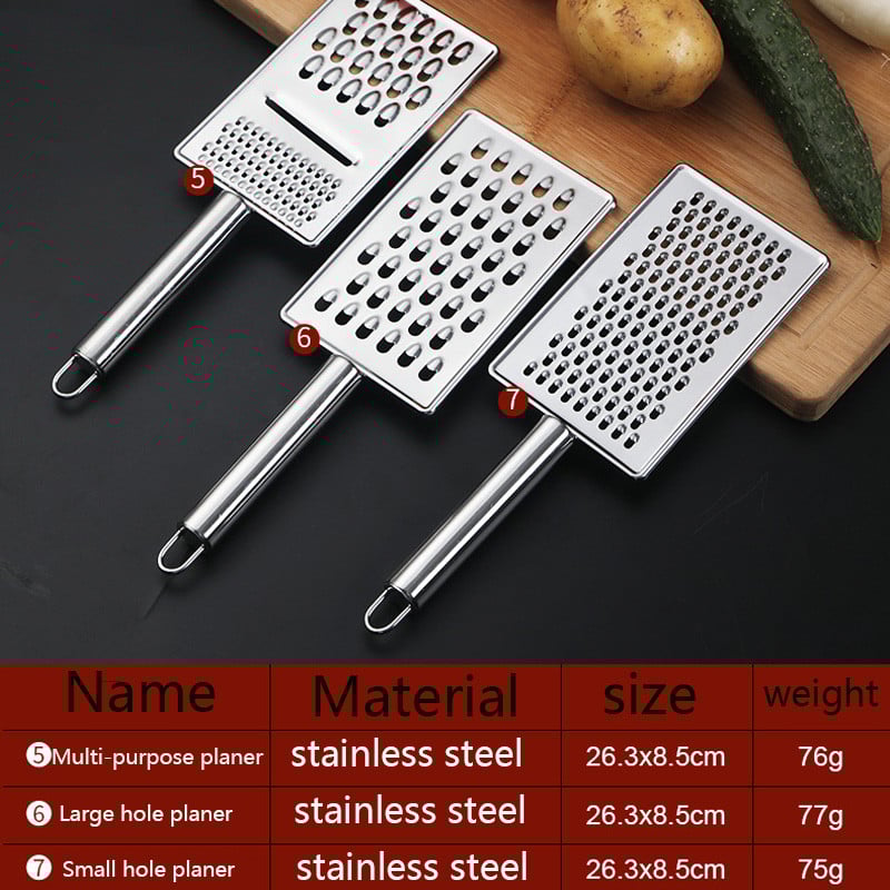 Roostevabast terasest köögivilja viilutaja peen kartuli laba riiv purustaja lame käsitsi hoitav juustu riiv köögi jaoks