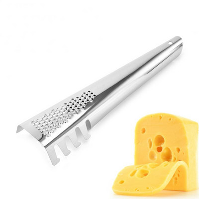 Мелничка за сирене от неръждаема стомана, домакинска, практична, устойчива на ръжда, лесни за почистване инструменти, мелничка за спагети, сребриста, висококачествена