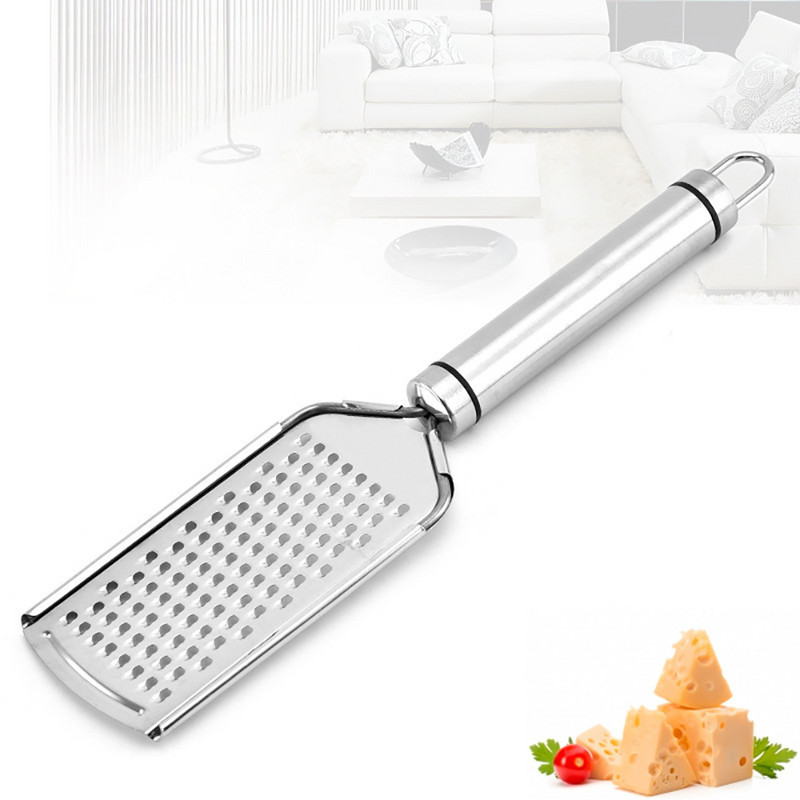 UPORS daugiafunkcinė plokščia sūrio tarka Patvari nerūdijančio plieno sūrio pjaustyklė su tvirta rankena profesionalios serijos trintuvu