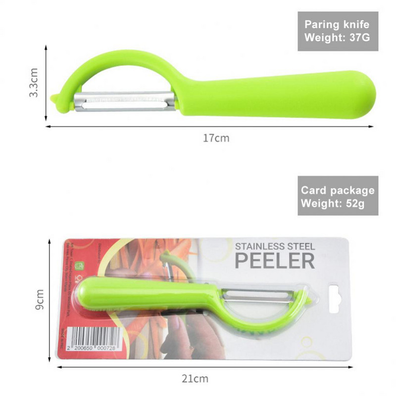 Nož za guljenje voća i povrća Nož za rezanje Kuhinjski alat od nehrđajućeg čelika Višenamjenska gulilica za kućanstvo Plosnati nož za guljenje