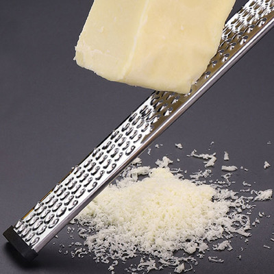 Kézi 304-es rozsdamentes acél sajtreszelő többcélú éles zöldség gyümölcs szerszámok sajtforgács gyalu konyhai kiegészítők