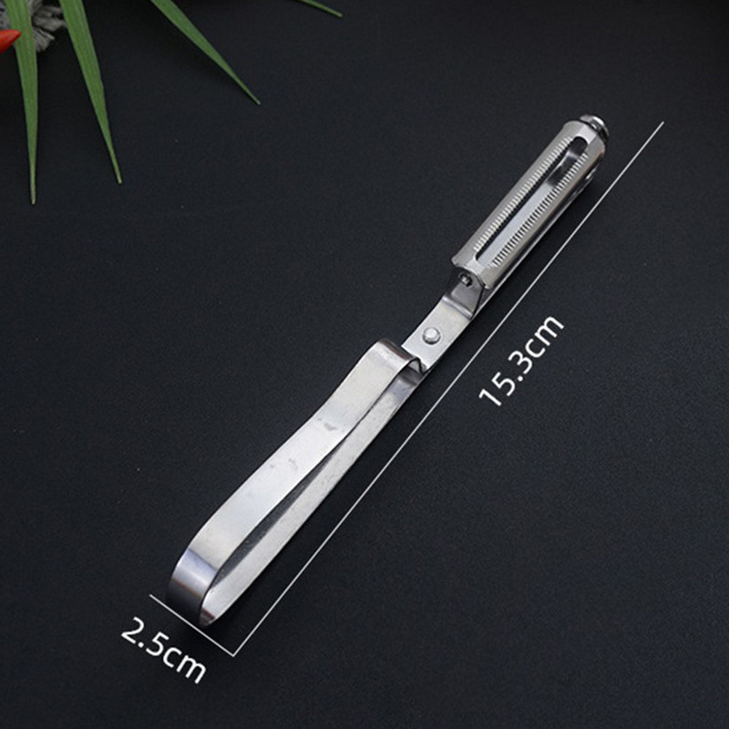 Koorimise multifunktsionaalne puuviljakoorija roostevabast terasest melonhöövel Kodukoorija puuviljalõikuri tööriist käeshoitav köögiviljakoorija