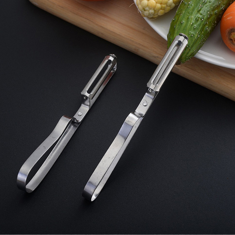 Koorimise multifunktsionaalne puuviljakoorija roostevabast terasest melonhöövel Kodukoorija puuviljalõikuri tööriist käeshoitav köögiviljakoorija