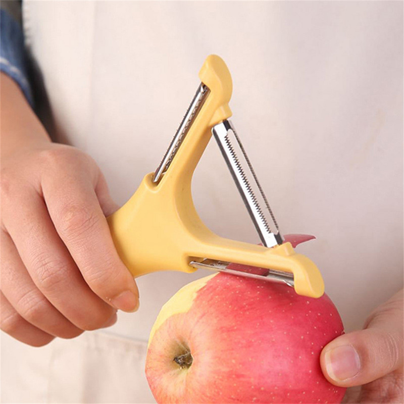 Kolme teraga koorija kartulikoorimishöövel Apple melon höövel köögivili majapidamises kasutatav roostevabast terasest multifunktsionaalne kaabits