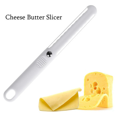 1 ΤΕΜ. Νέος κόφτης τυρί βουτύρου, αποφλοιωτής, κόφτης εργαλείου σύρμα χοντρή σκληρή μαλακή λαβή Πλαστικό μαχαίρι τυριού Εργαλεία ψησίματος