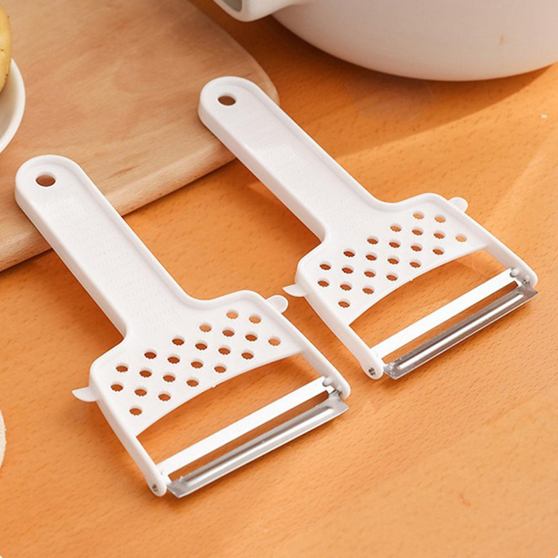 Multifunktsionaalne roostevabast terasest koorija köögikartuli õuna puukoorija Kolm-ühes roostevabast terasest suur köögiviljakoorija