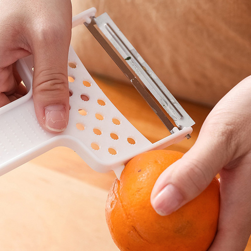 Multifunktsionaalne roostevabast terasest koorija köögikartuli õuna puukoorija Kolm-ühes roostevabast terasest suur köögiviljakoorija