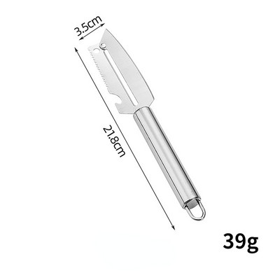 4-ühes Multifunktsionaalne roostevabast terasest käepide Nuga Puuviljad Koorija Köögiviljad Nuga Kalakaalud Kaabits Pudeliavaja Köök Uus