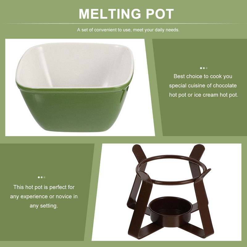 Juustupoti fondüü või sulav keraamiline šokolaad sulavamaks