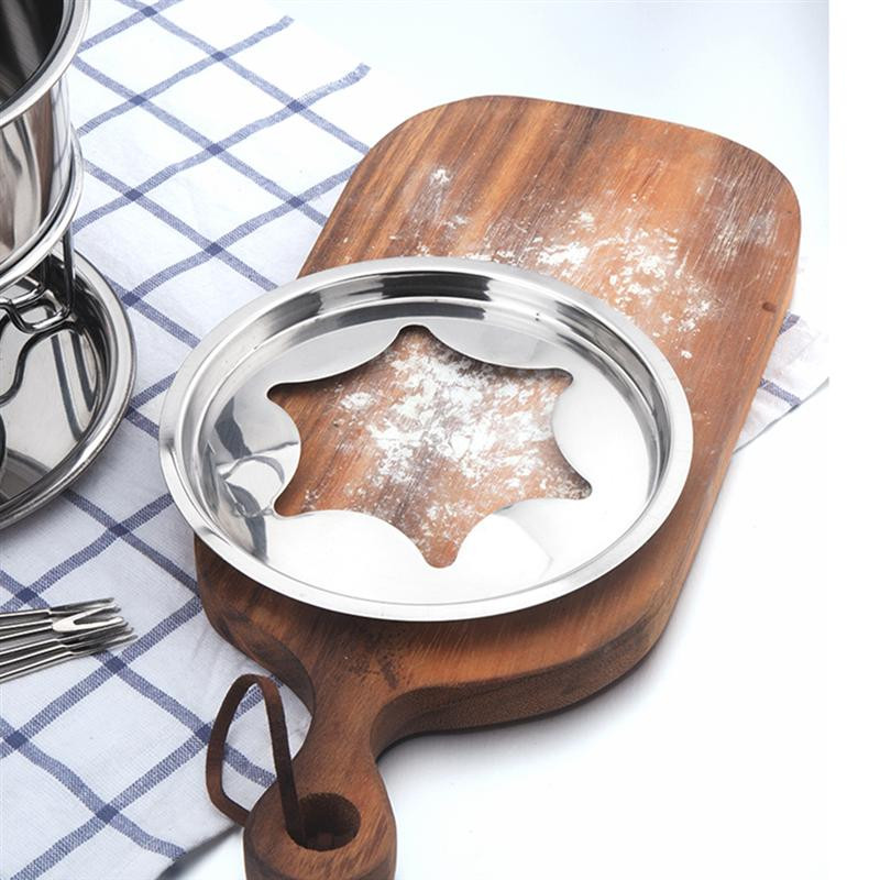 Pot-fondüü šokolaadisulava juustu tööriist topeltkomplekt valmistamismasina tarvikud purskkaev magustoit kommid boiler kahvlid soojem või