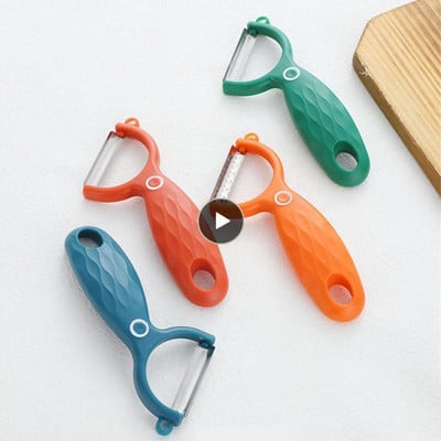 Rideau de bucatarie multifunctional pepene galben 15×7cm Modern Minimalist Peeling Artefact Instrumente pentru legume Subtire fara reziduuri Slant Grip Peeler