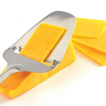 Шпатула за сирене от неръждаема стомана Белачка Резачка за сирене Резачка Резец за сирене Филийка масло Режещ нож Кухненски принадлежности Кухненски инструменти
