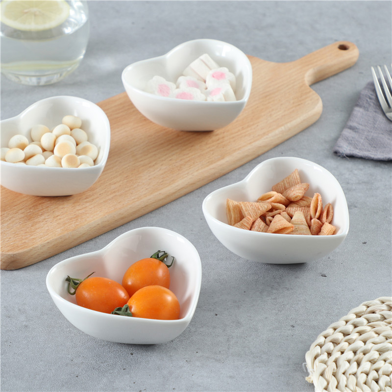 Set de fondue de ciocolată din ceramică în formă de inimă Set de fondue de ciocolată în formă de inimă, fondue de formă rotundă, cadou perfect pentru Ziua Îndrăgostiților