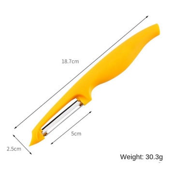 Μοντέρνο Melon Planer Yellow Vegetable Peeler Handheld Health Fruit Peele Kitchen Gadget Multi-function Melon Planer Knife Pp