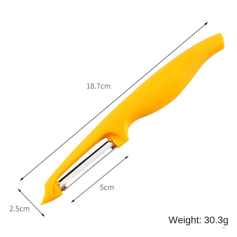 Moodne melonihöövel Kollane köögiviljakoorija käeshoitav tervisepuuviljakoorija köögividin Multifunktsionaalne melonihöövli nuga Pp