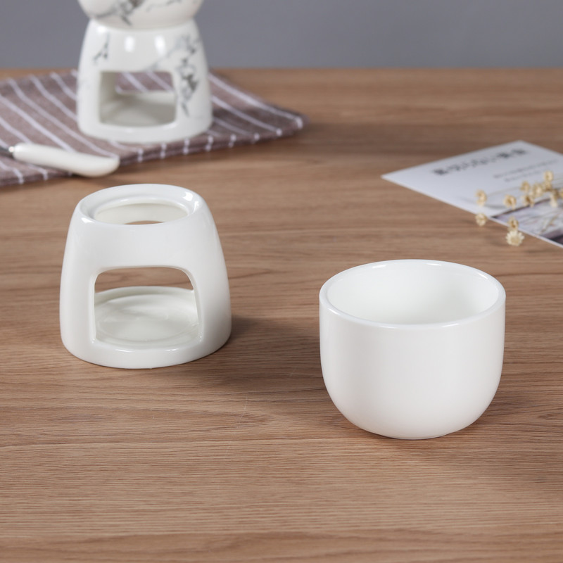 Mini csokoládé fondü készlet, Hightea tálaló fondü edény, mini sajtfondü