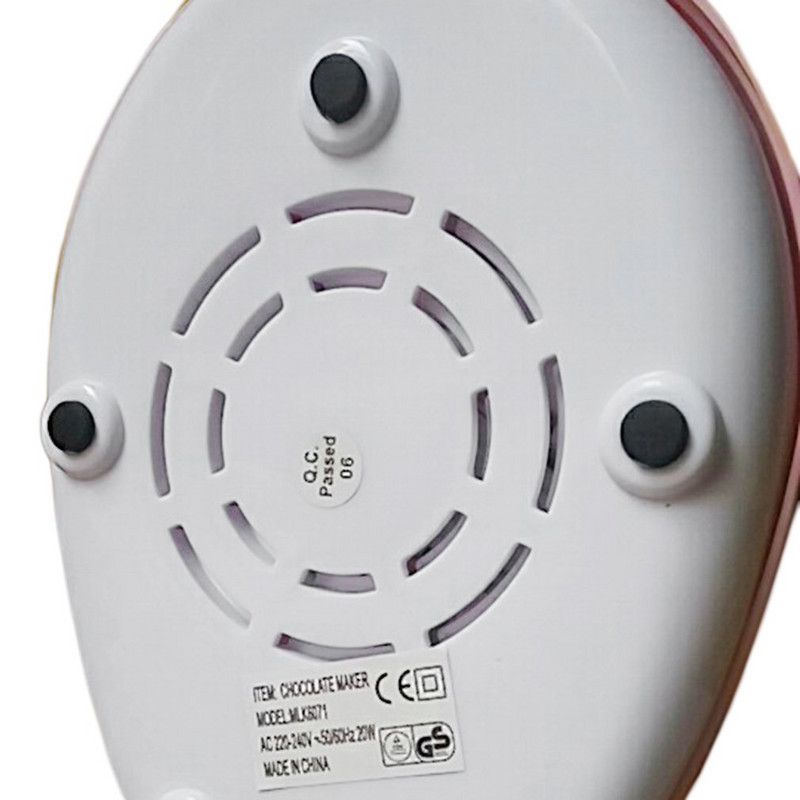 NOU Durabil, oțel inoxidabil și plastic, oală de topire pentru ciocolată caldă, set de mașini de topire electrică pentru fondue, instrument DIY, priză UE