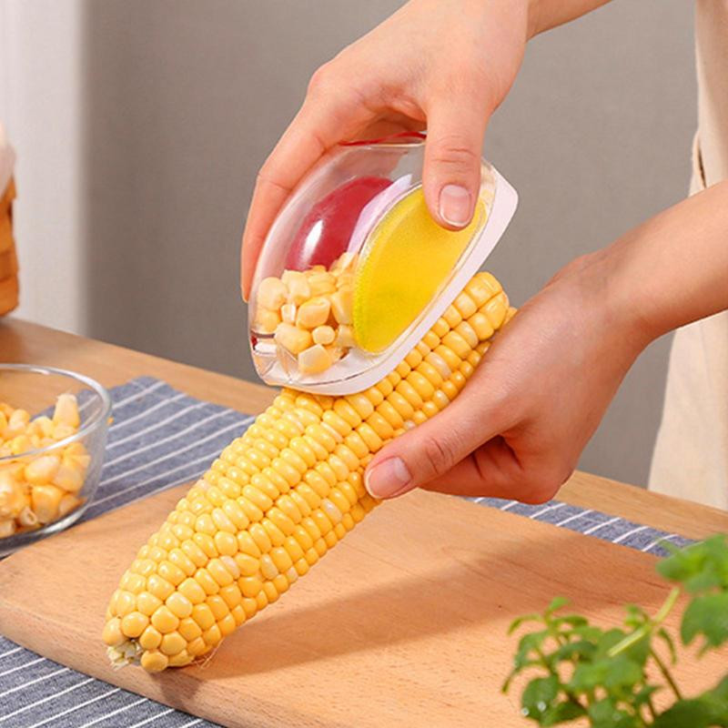 Rezač za skidanje kukuruza Prijenosni ljuštilac za skidanje kukuruza Rezač za skidanje kukuruza za višekratnu upotrebu za juhu, salatu, voće i povrće, alati za kuhanje