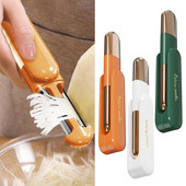 Hordozható gyümölcshámozó többfunkciós kézi hámozókés rozsdamentes acél pengéjű burgonyaszeletelő zöldség-gyümölcs reszelő