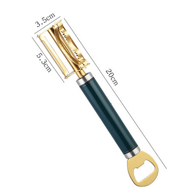 Neli-ühes roostevaba seemlemisnuga Nahakaabits Maisihöövel Kartuli Loofahöövel Tööriistad Pudeliavaja Köögitarvikud Vidin