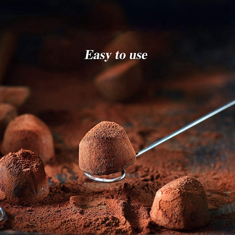 6 tk šokolaadi kastmiskahvli komplekt 8,3 tolli roostevabast terasest fondüü kahvlid DIY kommid sulavad küpsetustarvikud kaunistustööriist