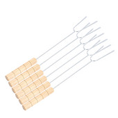 6 vnt./rinkinys Nerūdijančio plieno šokolado šakutė Hot Pot šakutės sūrio vaisių desertinė šakutė fondu tirpstančio iešmo virtuvės įrankiai