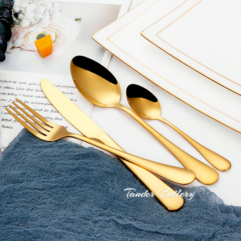 1/2/3 vienetų Auksinis kavos šaukštelis Maišymo arbatiniai šaukšteliai Nerūdijančio plieno stalo įrankių rinkinys Tortų desertinis šaukštas Namų vakarėlio indams