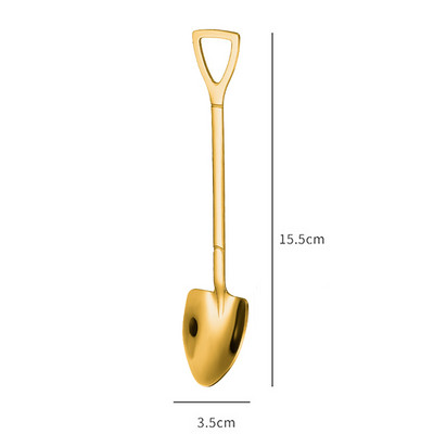 4 tk komplekt roostevabast terasest labida ja teraviku lusikad kohvi tee lusikas jäätis magustoidu otsik Kulbid söögiriistad lauanõud köögiriistad