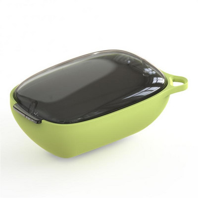 Roostevabast terasest koorija koos hoiukastiga Köök juurvilja-puuviljakoorimisnuga ämbriga Puhastage multifunktsionaalsed kartulitööriistad