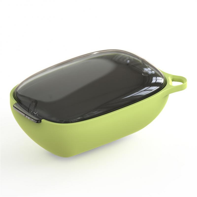 Roostevabast terasest koorija koos hoiukastiga Köök juurvilja-puuviljakoorimisnuga ämbriga Puhastage multifunktsionaalsed kartulitööriistad