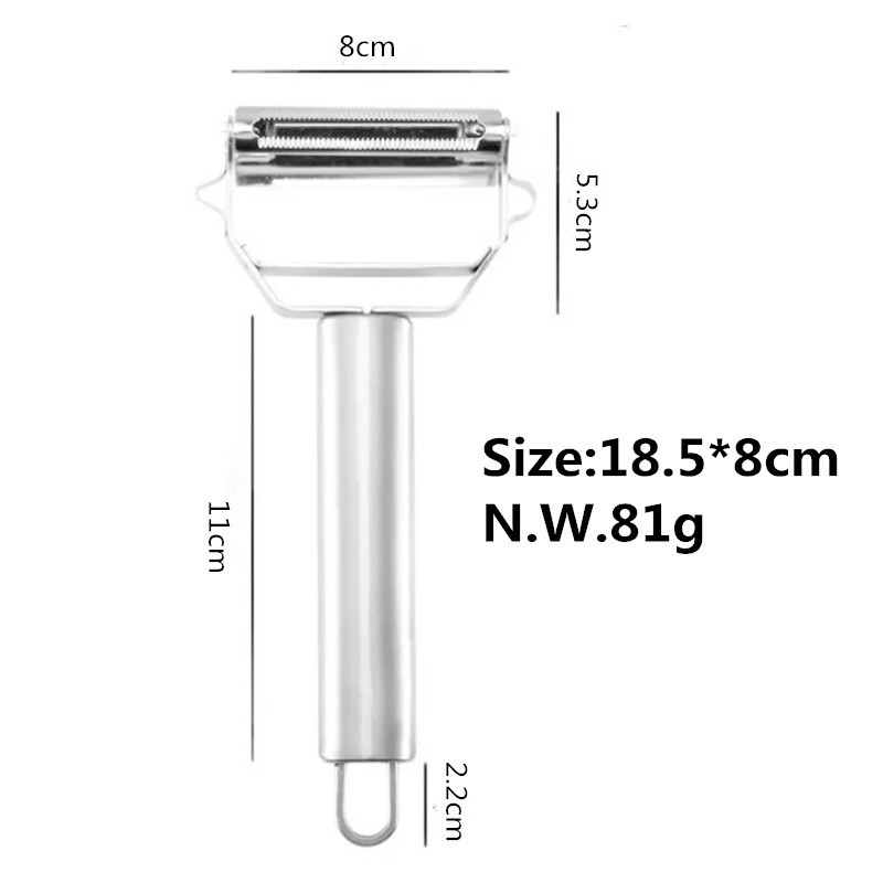 4in1 roostevabast terasest käsitsi koorija puu-köögiviljade multifunktsionaalne riiv koorija viilu melon kartul porgand kurk köögitööriist