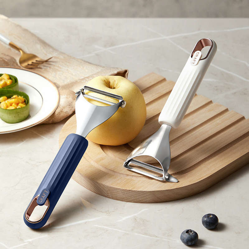 Roostevabast terasest köögiviljakoorija Multifunktsionaalne porgandi-kartulikoorija riiv Puuvilja-köögiviljatööriist Köögi toiduvalmistamise tarvikud