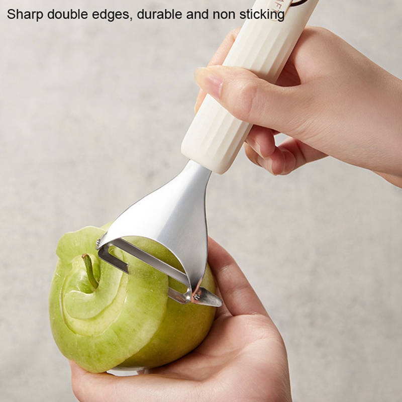 Roostevabast terasest köögiviljakoorija Multifunktsionaalne porgandi-kartulikoorija riiv Puuvilja-köögiviljatööriist Köögi toiduvalmistamise tarvikud