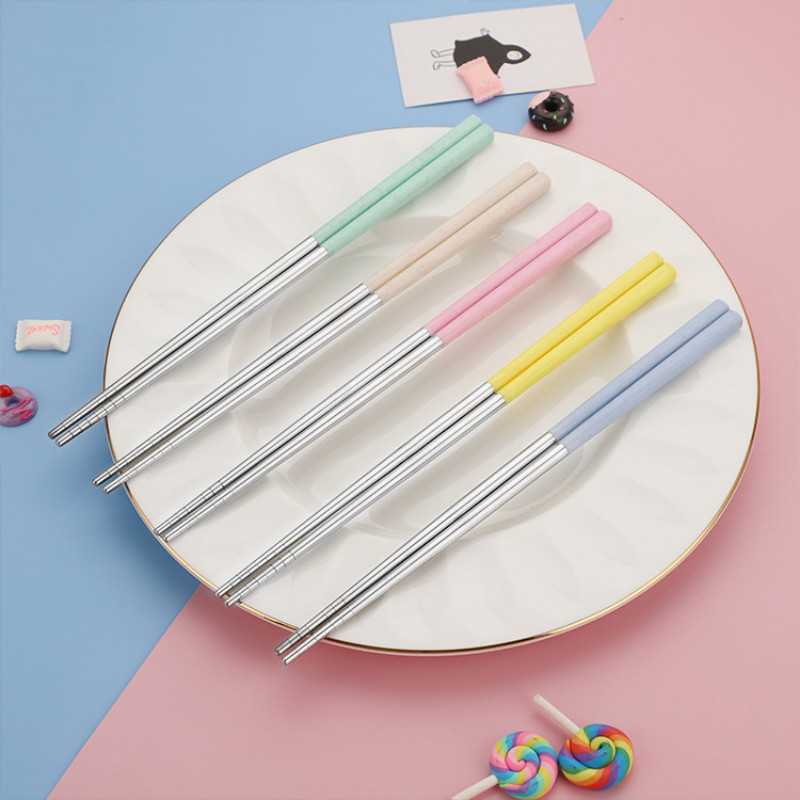 Nisuõled 304 Roostevabast terasest lauanõud Hot Pot Söögipulgad Sushi Söögipulgad Kodumajapidamises Hiina söögipulgad Kööginõud