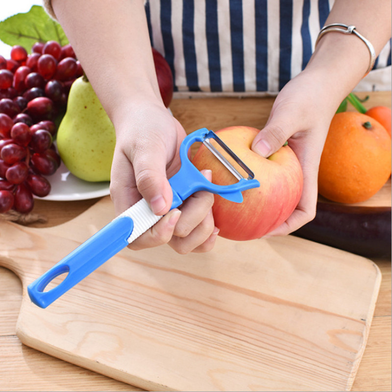 Gulilica za povrće, voće, krumpir, plastična ručka, blanja za dinje i voće, nož od nehrđajućeg čelika, kuhinjski pribor