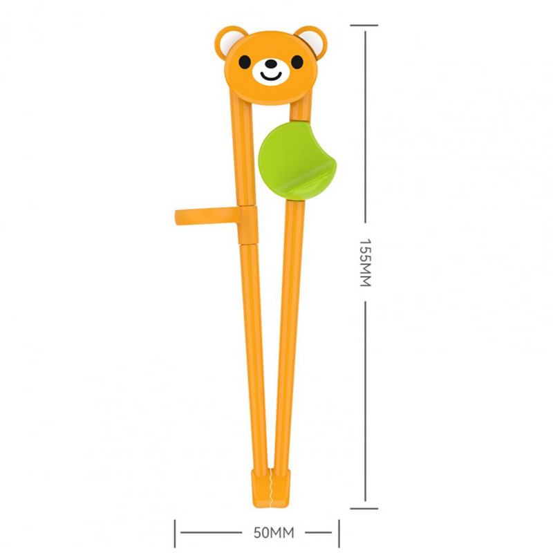 1 pora įvairiaspalvių mielų meškiukų pandų kačių mokymosi lavinimo lazdelės vaikams, kiniškų lazdelių besimokančiųjų dovanos