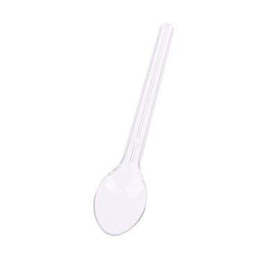 Plastična žlica za jednokratnu upotrebu od 100 komada Kreativna lopata Mini žlica za sladoled Žlice za desert Slastičarnica Posuđe za zabave