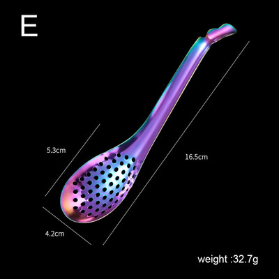 Žlica za kavijar od nehrđajućeg čelika s 56 rupa Naprave za kuhanje Cjedilo za žumanjak Cjedilo za kavijar Kuhinjski alati Pribor za kuhanje