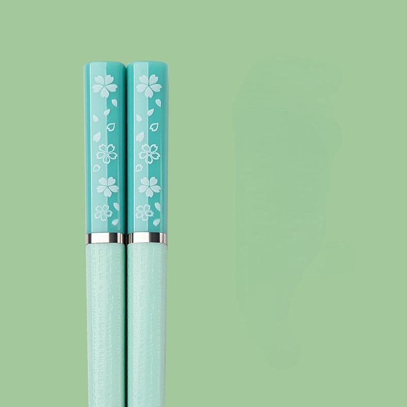 Söögipulgad kirsiõie kroonlehtede muster Ilus libisemisvastane sushipulk Söögipulgad keskkonnasõbralikud söögipulgad Cozinha Cocina