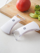 Puuviljakoorija koduköögitask Multifunktsionaalne köögiviljakartulikoorija õunakoorija kraapimiskoorija Pöörake koorimisnuga