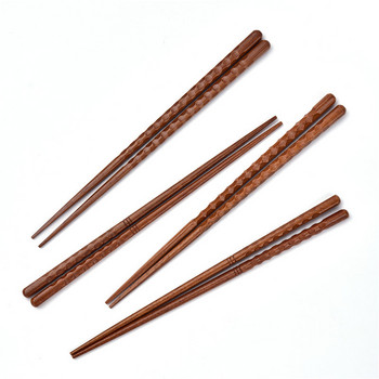 Пръчици за хранене от черупка на костенурка от желязо и дърво в японски стил, ръчно издълбани заострени пръчици за суши, хотелски домакински дървени пръчици