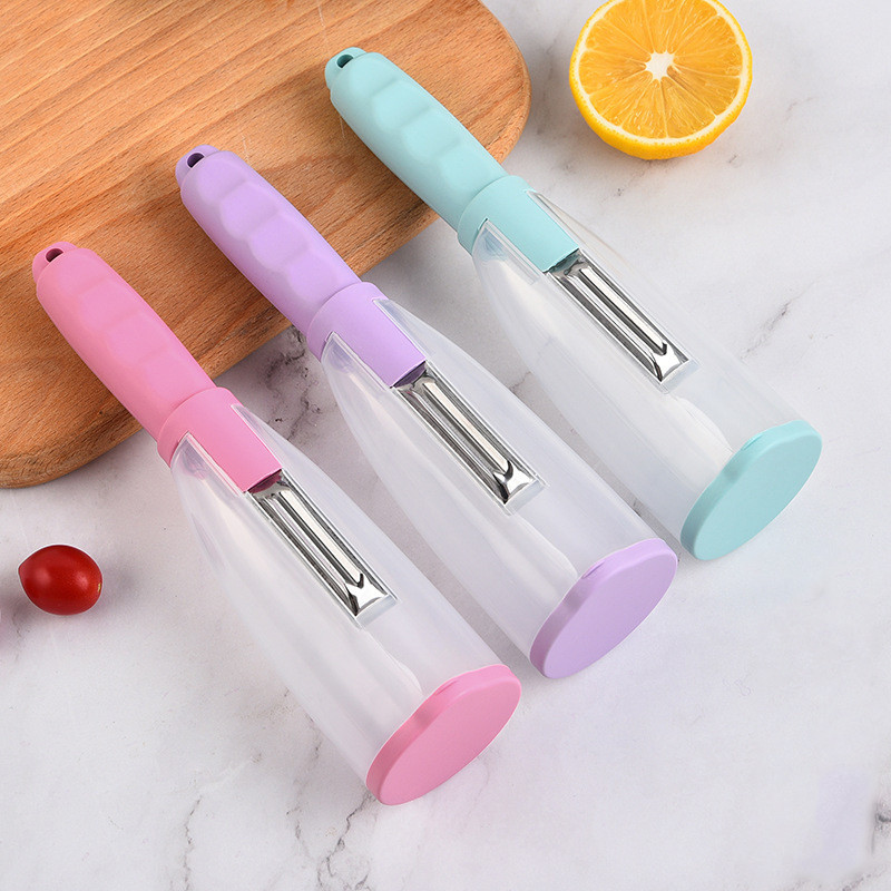 Vrsta skladištenja Nož za guljenje voća i povrća Nož za guljenje s cijevi za pohranu Gulilica za guljenje jabuka Nož za guljenje u kućanstvu