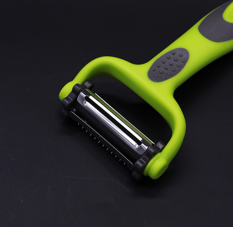 3 viename daržovių skustuvas virtuvės nerūdijančio plieno daugiafunkcinis obliavimo staklės Vaisių agurkų lupimas Buitinių virtuvės įrankių priedai