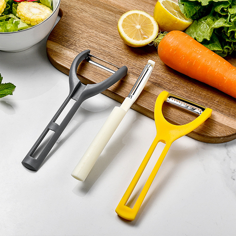 3-in-1 Köök juurvilja-puuviljakoorija Multifunktsionaalne melonihöövel Koorimistööriistad kartulite jaoks Porgandi koorimine Köögitarvikud